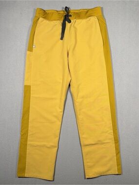Figs Technical Collection Zamora Joggers Women’s Medium Yellow Cargo Scrub Pants